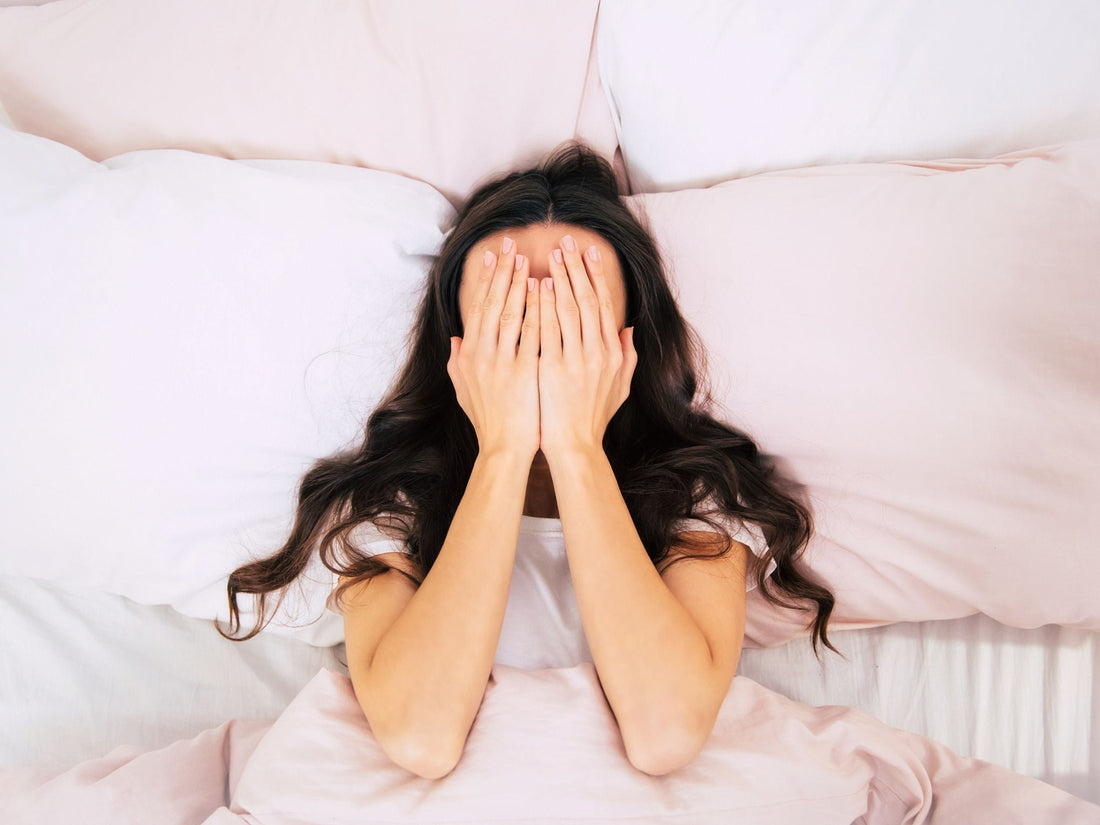 Woman having trouble sleeping