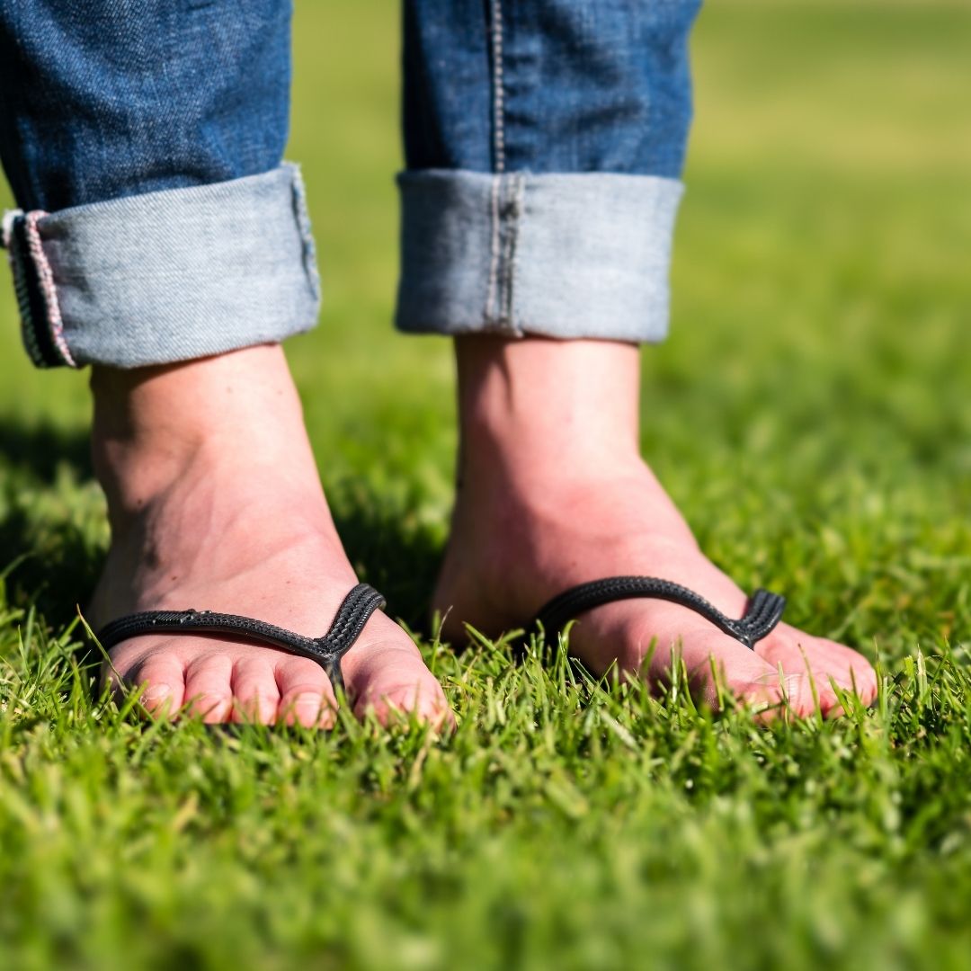 Feet in Flip Flops in Summer