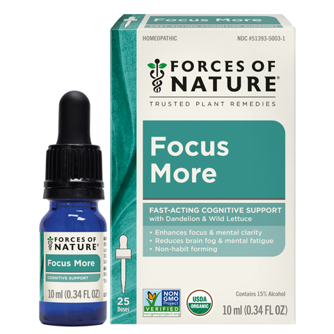 Natural Nootropic Focus & Brain Supplement Drops – Forces of