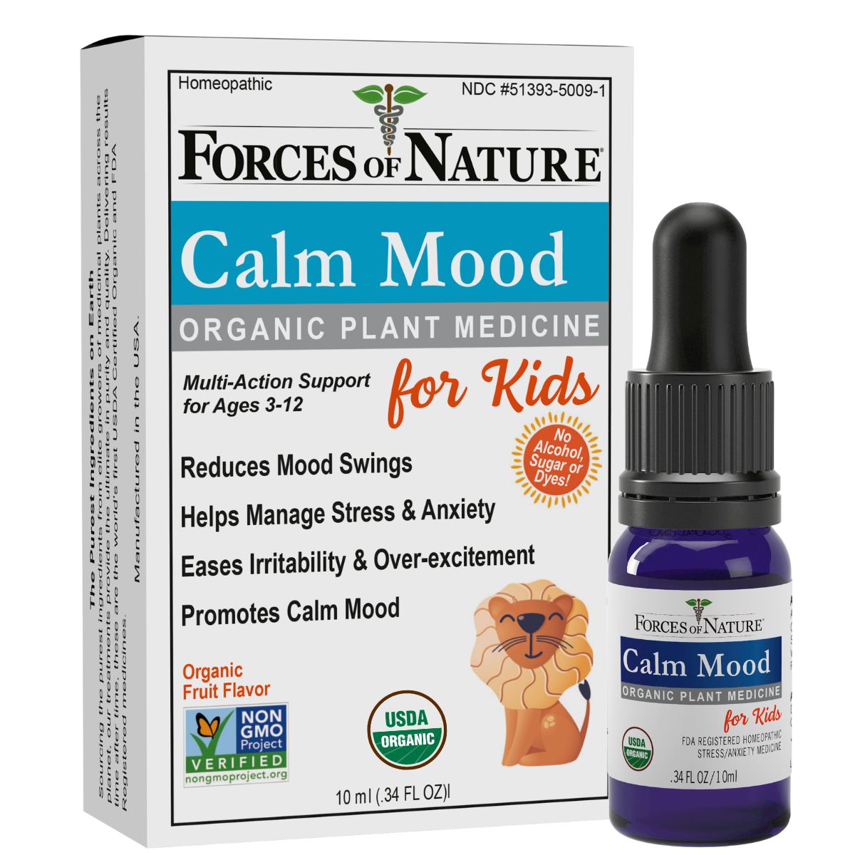 Calming Support Medication Natural Kids Calm & Mood Support Drops | Fruit Flavored – Forces of ...