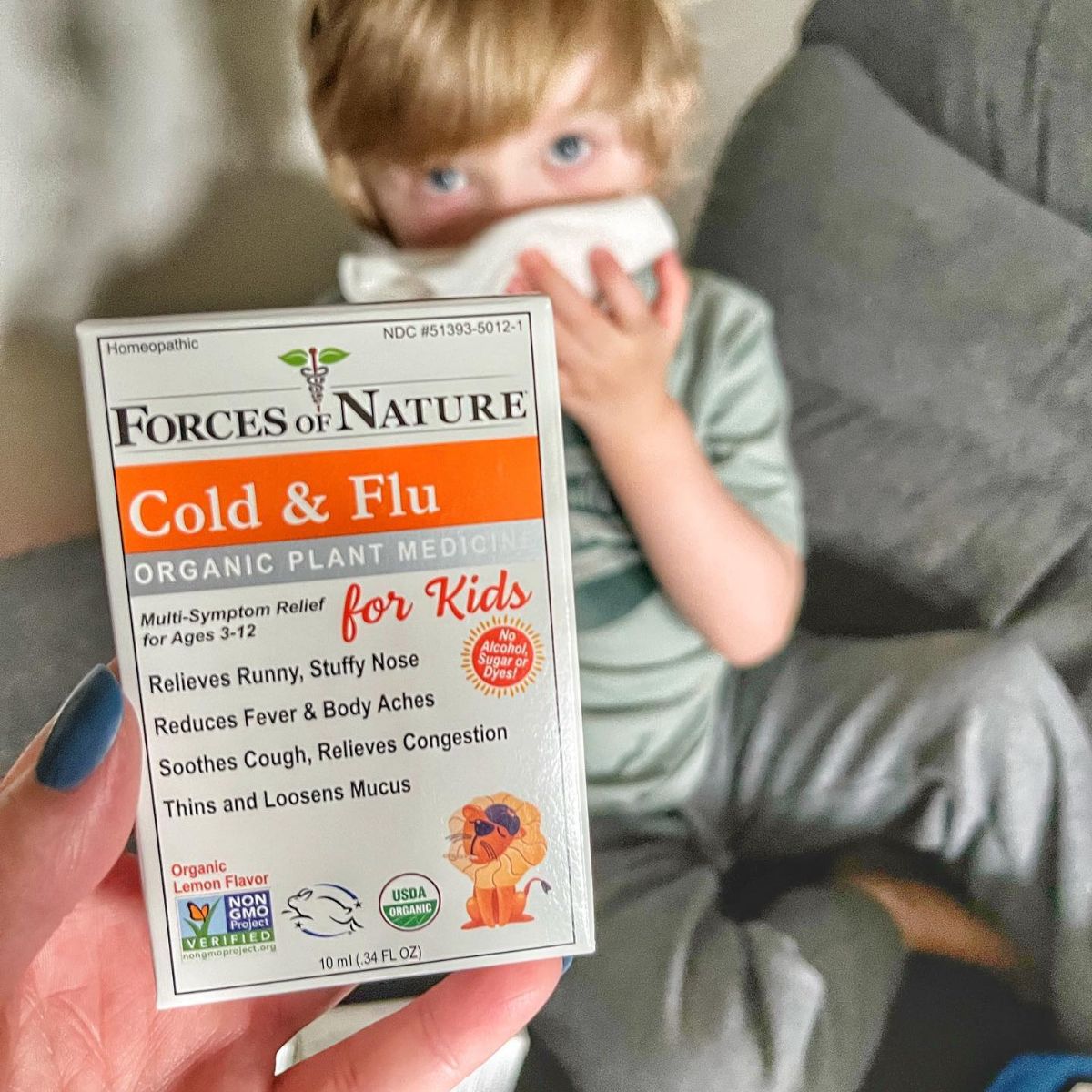 Natural Cold & Flu Medicine for Kids | Lemon Flavored Drops – Forces of ...