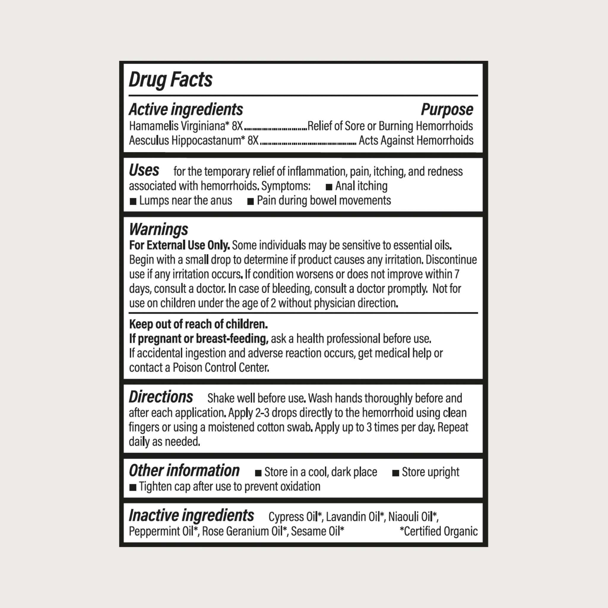 Hemorrhoid Control Extra Strength