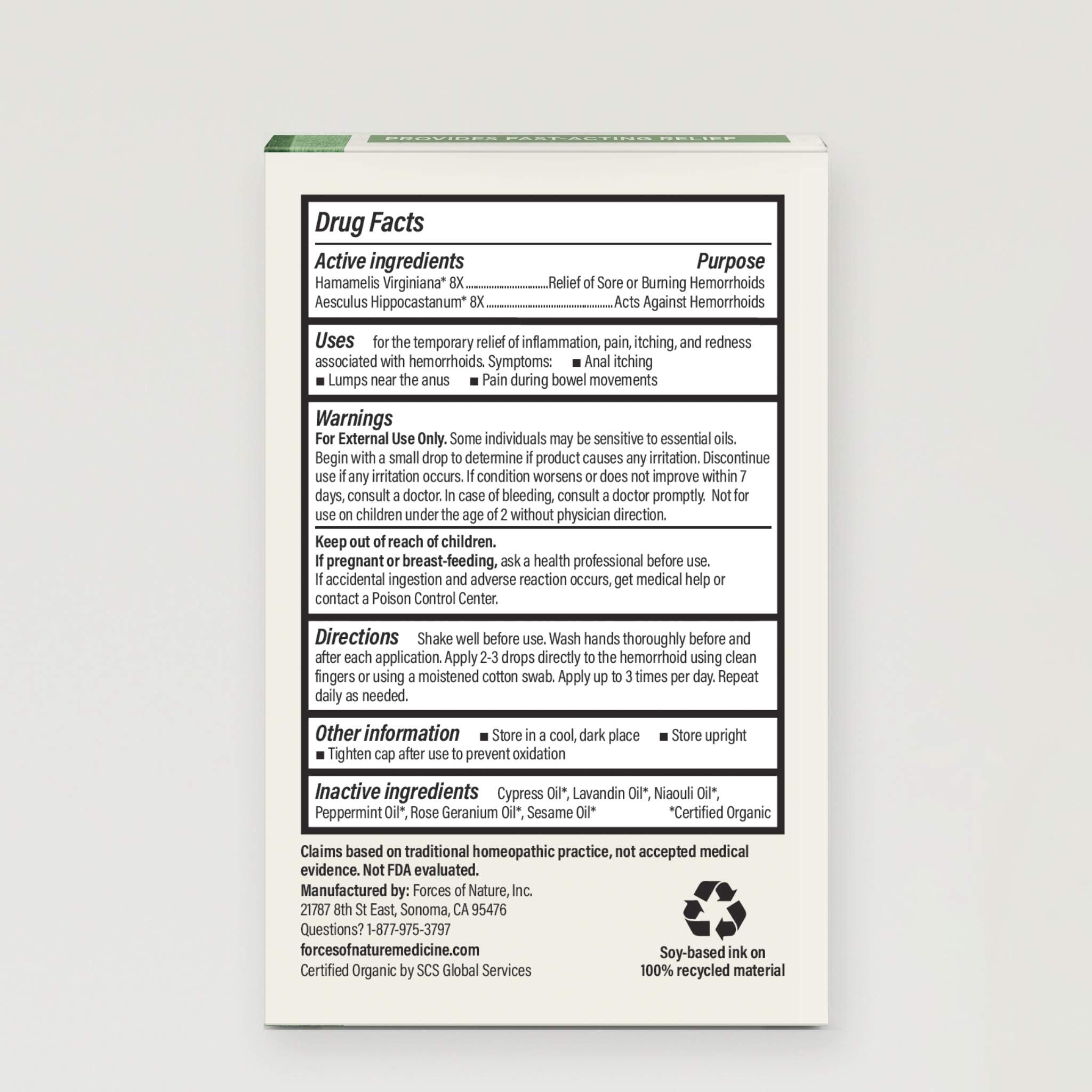 Hemorrhoid Control Extra Strength