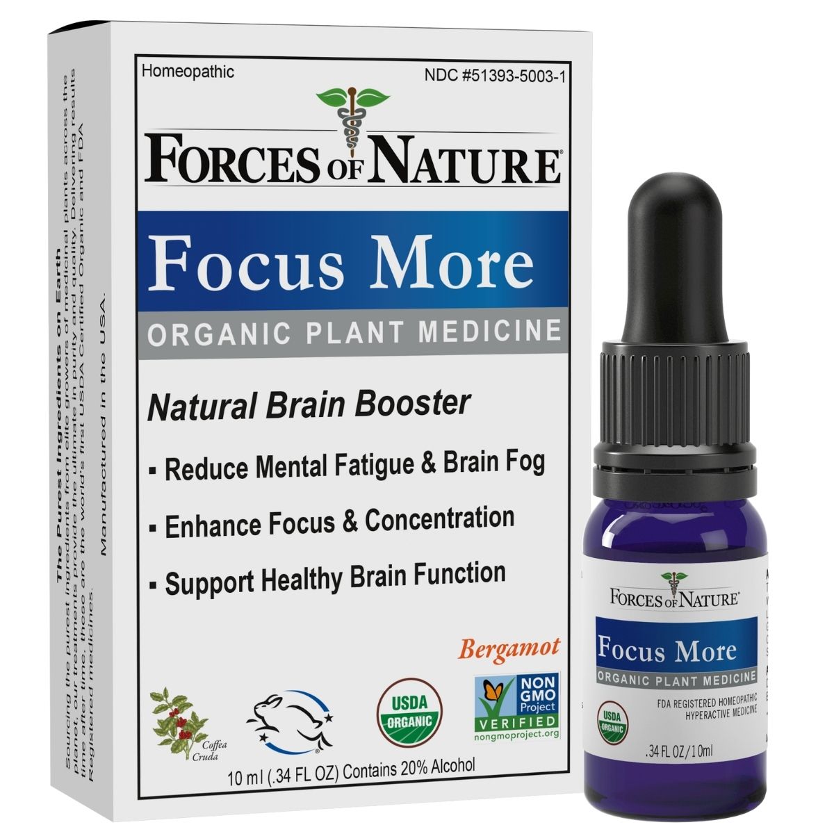 Focus Roots Supplement Natural Nootropic Focus & Brain Supplement Drops – Forces of Nature ...