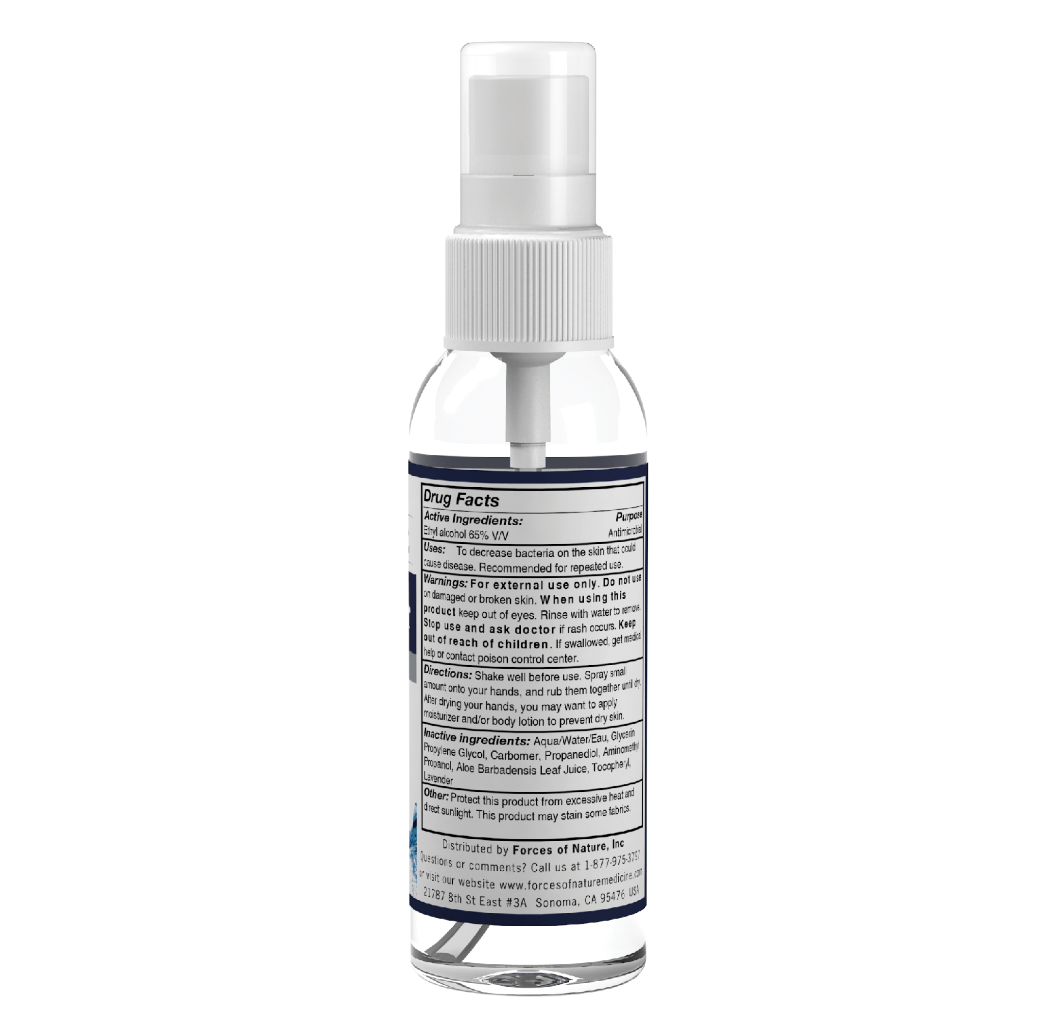 Hand Sanitizer Spray - organic hand sanitizer spray - Forces of Nature Medicine